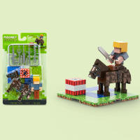 Bloques De Construcción Magnéticos Con Mini Figuras Y Animales Para Niños Y Niñas Tema MC Juguetes Educativos STEM Regalos Para Niños Y Niñas - details 18