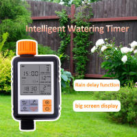 Temporizador De Riego Para Jardín Digital Inteligente Con Pantalla Grande Programable Ahorrador De Agua Y Tiempo Micro Rociador - details 0