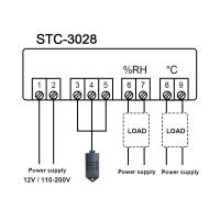 Termostato Digital STC 3028 Control De Temperatura Y Humedad Para Incubador Hygrostat AC 110V 220V DC 12V Hygrometer Medidor De Ambiente - details 6