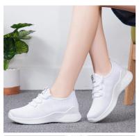 Zapatillas Casuales Para Mujer 2023 Transpirables Y Cómodas Plataforma Verano Zapatos De Tela Con Cordones Versátiles De Moda Para Ocio - details 3
