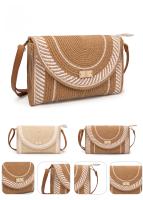 Bolso pequeño tipo sobre con diseño trenzado y bandolera ajustable | Elegante, ligero y exclusivo para verano 2025 | Edición limitada | ABAG - details 0