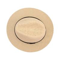 Kebedo Moda Sombrero de Paja para Hombre Mujer de alta calidad, Gorro Panamá de Verano UPF 50, Sombrero Marrón, Estilo Fedora para el Sol, Playa, Fiesta, De ala Ancha, Plegable y Ligero Marrón, Talla Única Ajustable 56-57CM - details 1