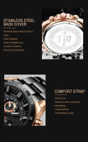 Reloj De Hombre VA VA VOOM De Acero Inoxidable Con Dial Grande De 46mm En Color Plata Y Negro Serie Original De Carreras Deportivas Reloj De Cuarzo Resistente Al Choque Y a Agua - details 12