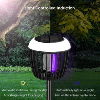 Lámpara Solar LED Repelente De Mosquitos Impermeable Con Atrayente Externo Para Trampa De Mosquitos En Jardín Y Patio Exterior - details 7