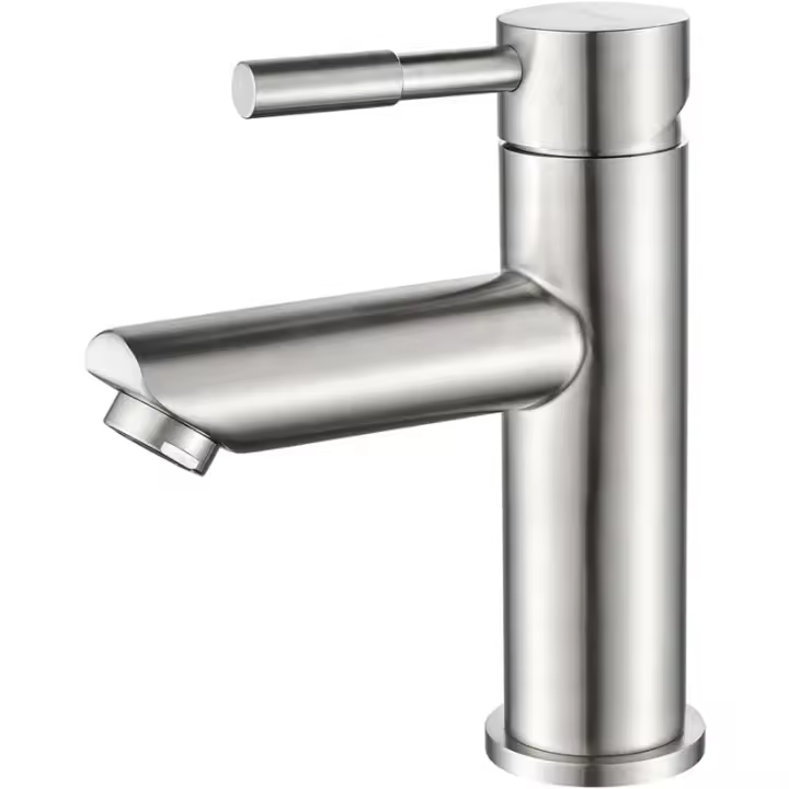 Grifo Monomando para Baño, Grifo Monomando para Lavabo, Inoxide Maple, Gris - 1