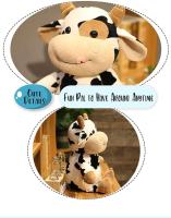 Peluche de vaca, 40 cm, muñeco de peluche, suave y esponjoso, regalo para cualquier edad y ocasión - details 0