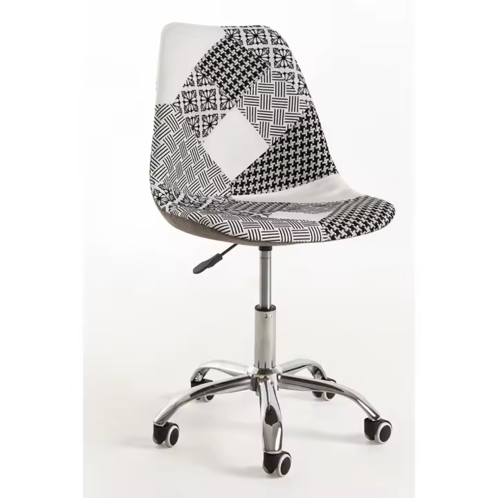 Silla Neo Patchwork - Patchwork blanco y negro - 1