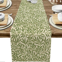 1pc Hermoso Telar De Mesa Vintage Con Floral De William Morris Decoración Para Comedor Familiar Fiesta De Vacaciones En La Cocina - details 7