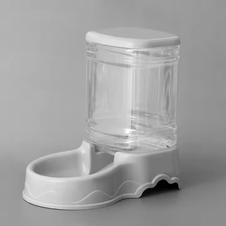 Dispensador Automático De Alimentos Para Perros Y Gatos 3.8L Material PP Tazón De Agua Y Alimentos Para Mascotas Grandes - 1