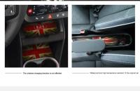 6Pcs Tapete De Cuero Antideslizante Para Puerta De Coche Mini Countryman U25 2024 2025 Soporte De Taza Y Ranura Decorativo - details 7