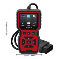 Herramienta De Diagnóstico OBD2 Para Coche Lector De Códigos De Falla Del Motor Prueba De Tensión De Batería V519 - details 5