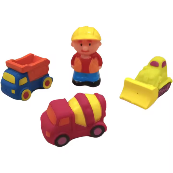 Set Trabajador con 3 Vehículos de Construcción Juguetes PICCOLOTOYS - 1