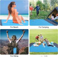 Outdoor Waterproof Picnic Blanket - Foldable Camping & Beach Mat with Storage Pocket, Polyester Plaid Ground Cover - details 0