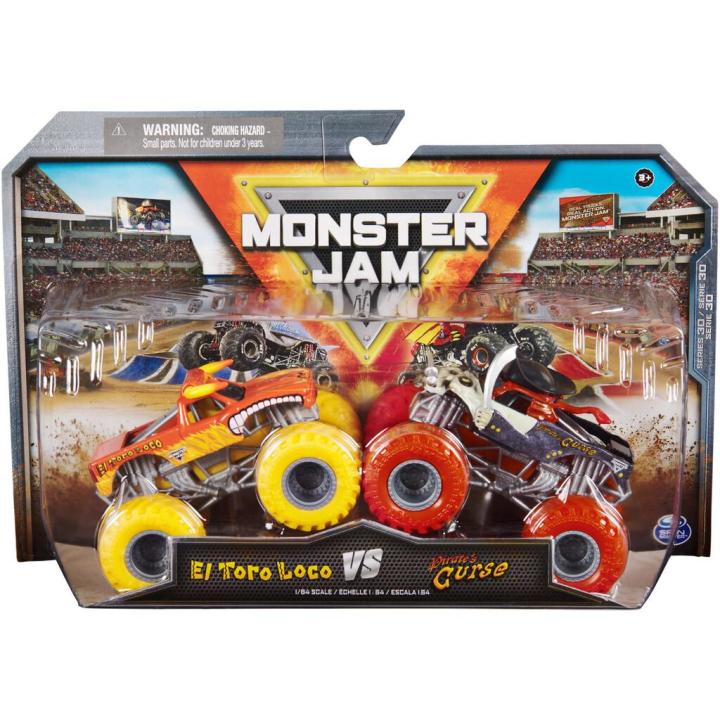 Monster Jam Pack 2 Vehículos 1:64 Spin Master 6064128 Vehículos para jugar