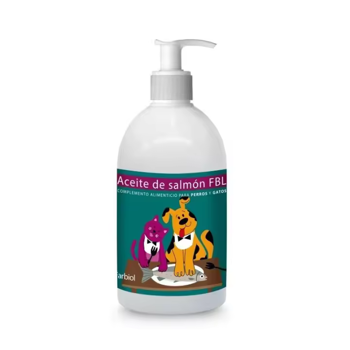 ACEITE DE SALMÓN FBL PARA PERROS Y GATOS 500 ML - 1