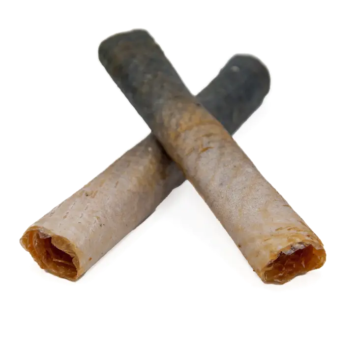 MAKOTTA Rollito de salmón ahumado (2 UNIDADES) - Snacks deshidratados para perros y gatos - PACK DE 3 BOLSAS - 1