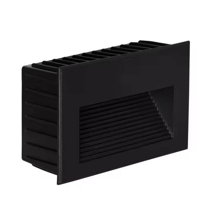 Ledkia Baliza Exterior LED 5W Empotrable Pared Negro Goethe Horizon - 1