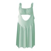 Vestido De Tenis Para Mujer Con Sujetador Integrado Y Short Vestido De Ejercicio De Moda Casual Con Cuello En V Y Manga Larga Vestido De Golf Mini De Verano - details 18