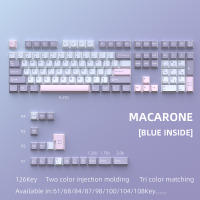 Keycaps De PBT Perfiles Cherry Para Gaming Teclado Mecánico MX Switches Layout ISO Minimalista Para GMK87 AULA 75 126 Teclas - details 16