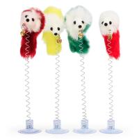 Juguete Interactivo Para Gatos Con Pluma De Color Multicolor Varilla De Feathers Con Ventosa De Sución Divertida Para Entretenimiento De Mascotas - details 4