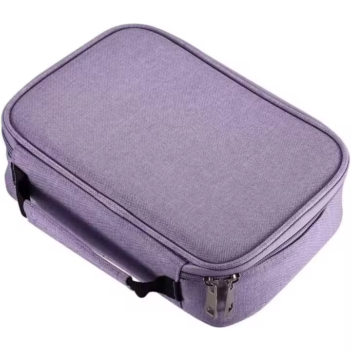Estuche Con 72 Ranuro portalápices, Caja de Lápiz de Estudiantes, Organizador Escolar de Caso lapices de Colores Bolsa de Arte Dibujo, Pencil Case - 1