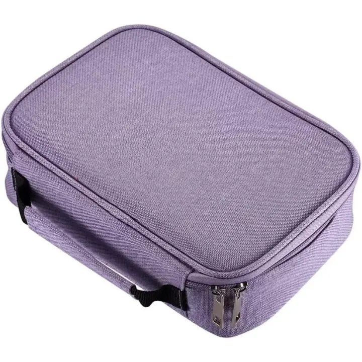 Estuche Con 72 Ranuro portalápices, Caja de Lápiz de Estudiantes, Organizador Escolar de Caso lapices de Colores Bolsa de Arte Dibujo, Pencil Case - 1