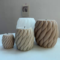 Molde De Velas De Silicona 3D Rotativo Con Gotas De Lluvia Para Artesanía Y Candles Aromáticos Molde De Hueso De Plata Para Resina Y Jabón - details 7