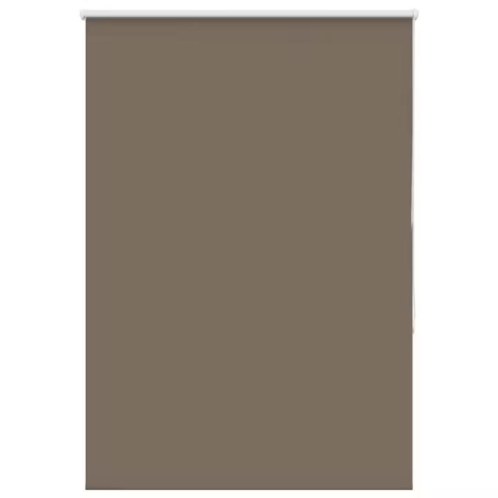 Estor Enrollable Opaco Color Café 110x150 cm Tela Ancho 105,7cm - 1