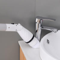 4pcs Limpieza Eléctrica Turbo Cepillos Herramientas De Limpieza Rotativas Para El Hogar Y Baño Plástico Náilon Escobillas De Esquina Recargables - details 1