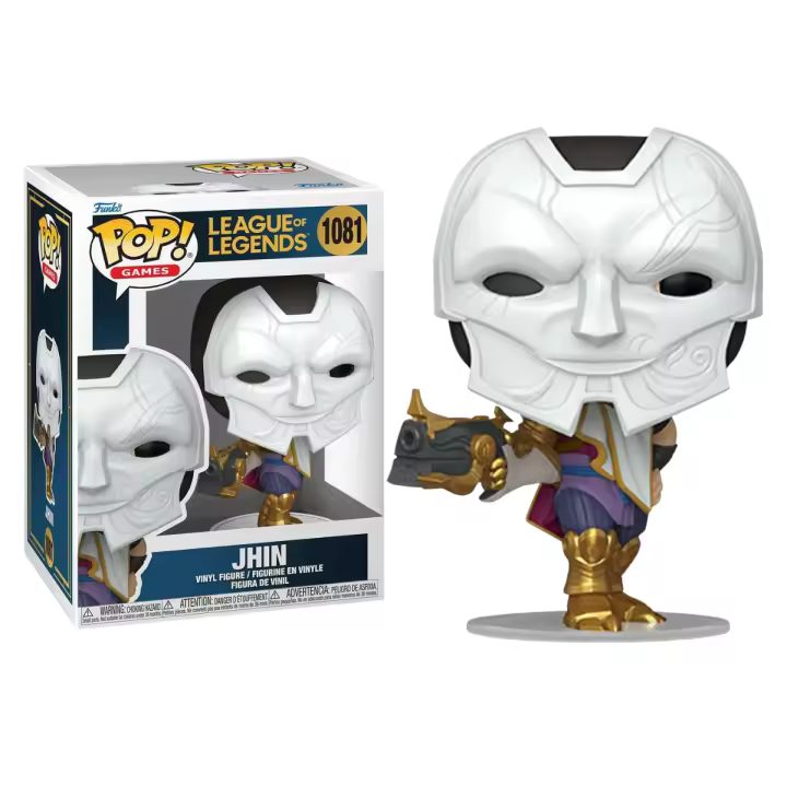 FUNKO POP! LEAGUE OF LEGENDS - JHIN, 83858, Nº1081, PRODUCTO CON LICENCIA OFICIAL - 1