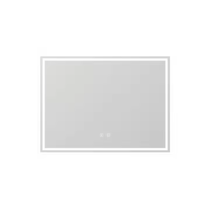 Aica Espejo de baño LED 80×60cm.Bluetooth,Antivaho - 1