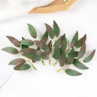 50Pcs Hojas De Planta Artificial En Silicio Para Decoración De Hogar Navidad Boda Fiesta Accesorios De Fondo DIY Caja De Caramelo Scrapbooking - details 13