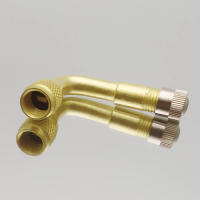 Adaptador De Válvula De Goma Para Motocicleta Y Camión 2Pcs Ángulo Curvo De 45 90 135 Grados Extensión De Válvula De Neumático Adaptador De Tubo De Válvula De Cobre - details 6