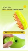 Cepillo De Masaje Para Perros Y Gatos Eléctrico Con Agua Térmica Anti-Volador Para Baño Y Peluquería De Animales USB Recargable - details 4
