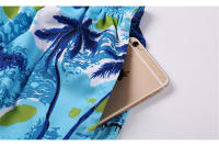 Shorts De Playa Para Hombre Verano Pantalones Sueltos Con Bolsillo Secado Rápido Estampado Que Te Mantiene Fresco - details 7