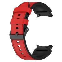 Correa De Reloj Samsung Galaxy Watch 7 6 5 4 pro Classic 47 43mm 46mm 40mm 44mm De Silicona Y Cuero Reemplazo De Pulsera Unisex - details 34