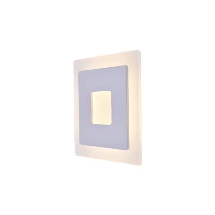 Lámpara De Pared Moderna Y Sencilla En Aluminio Y Acrílico Para Iluminación Interior Blanco Y Negro Para Dormitorio Y Sala De Estar - 1