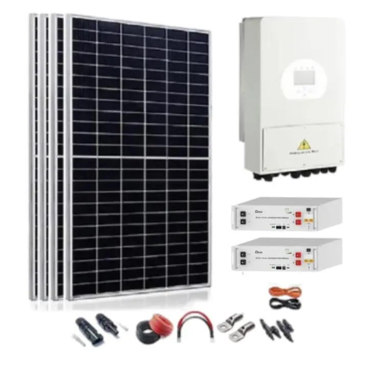 Plusenergy - Kit Solar 48v 5000W Inversor DEYE Batería de Litio SE-G5.1 Pro-B 10KWH - 1