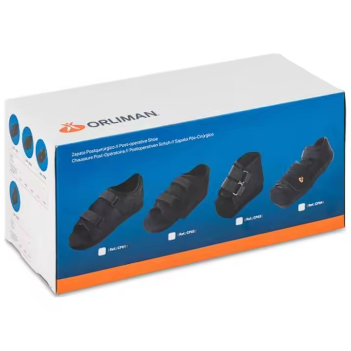 Orliman Cp02 Zapato Postquirúrgico En Talo Talla 2 N° 39-40, 1 Unidad - 1