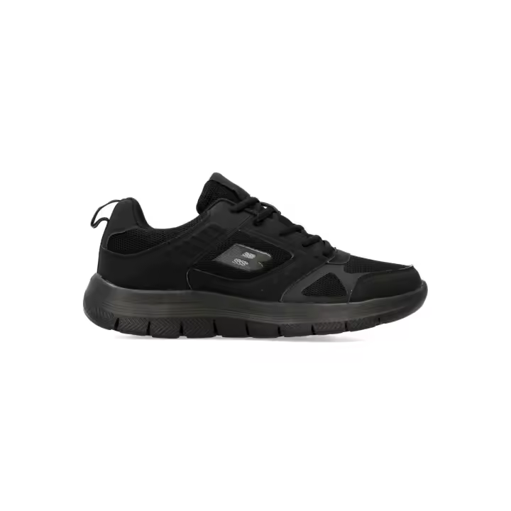 Zapatilla deportiva negra confort - 1