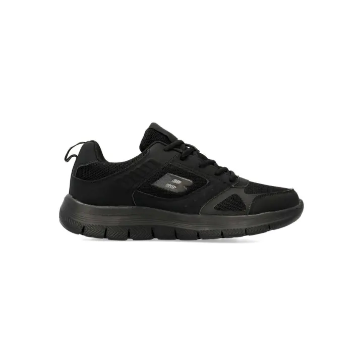 Zapatilla deportiva negra confort - 1