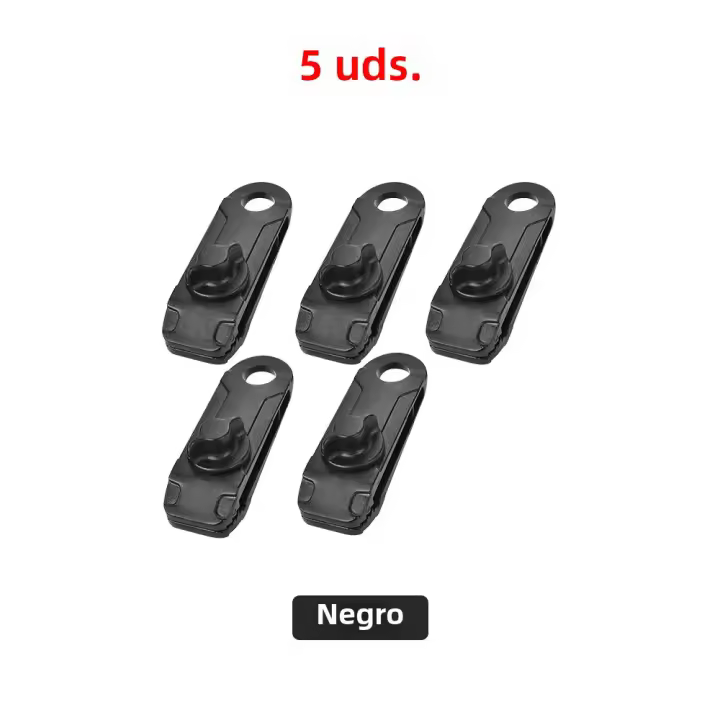 Clips De Sujeción Para Vela De Tenda Accesorios De Camping Y Escalada Reutilizables Resistentes Al Viento Para Tenda Y Canopy - 1