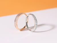 Anillo De Boda Para Mujer ZHOUYANG Clásico Con Cubic Zirconia Micro-insertos Color Rosa Oro Fina Joyería Para Compromiso Y Fiesta - details 3