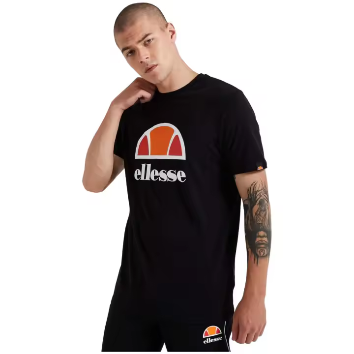 Camiseta de Manga Corta Ellesse Dyne para hombre en color negro - 1