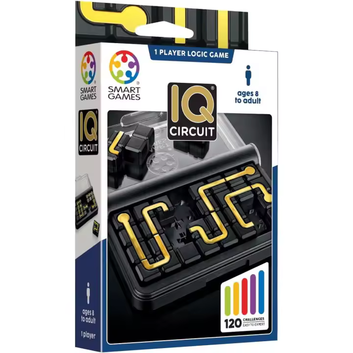 Smart Games - IQ Circuit | Rompecabezas Niños Y Adultos | Juegos De Mesa Niños 8 Años O Más | Incluye 120 Desafíos | Juegos Infantiles | Juegos Mesa - 1