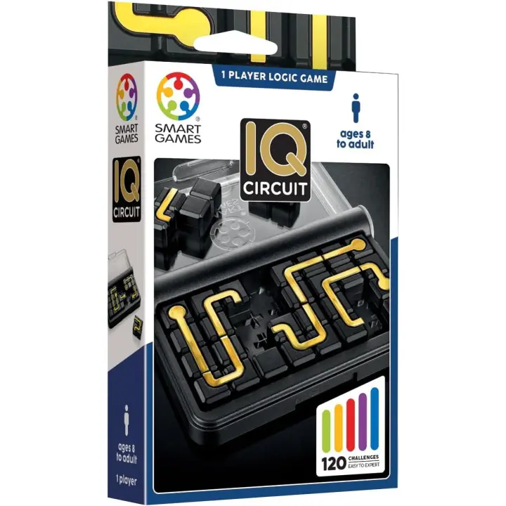 Smart Games - IQ Circuit | Rompecabezas Niños Y Adultos | Juegos De Mesa Niños 8 Años O Más | Incluye 120 Desafíos | Juegos Infantiles | Juegos Mesa - 1