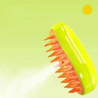 Peine Para Mascotas 3 En 1 Con Vapor Para Perros Y Gatos Limpieza Automática Masaje Eliminación De Pelos Con Spraying - details 5