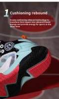 Zapatillas De Baloncesto Para Niños Explosivas Deportivas Verano Diseño Niche Cómodas Resistentes Al Desgaste Suela De Malla Transpirable - details 1