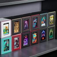 Nueva Caja De Almacenamiento De Tarjetas De Juego 100+ En Cuero PU De Alta Calidad Contenedor Ecológico Para Colección De Tarjetas De Windows - details 8