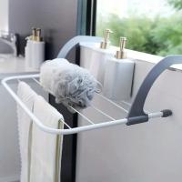 1pc Hanger Plegable Multifuncional Para Ropa Socks Y Zapatos Hanger De Almacenamiento Para Balcones Eco-amigable Y Desechable - details 2